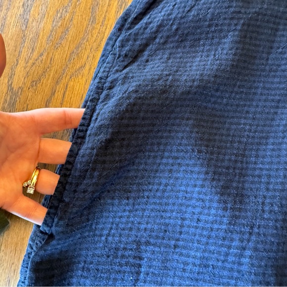 Eileen Fisher Organic Linen Shift Dress Resortwear Pockets popover Dress. - Picture 8 of 12